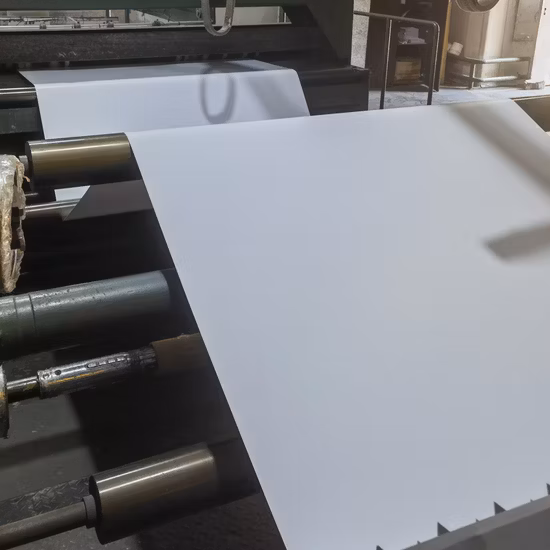 Hoja imprimible de PVC blanco mate rígido de 0,3 mm para naipes