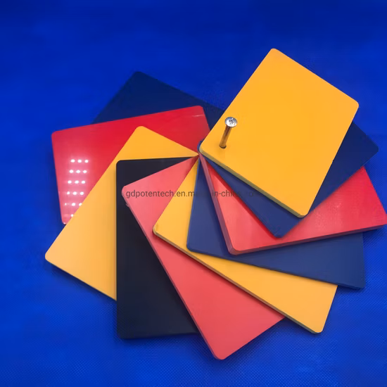 Hoja de PVC coloreada respetuosa con el medio ambiente del fabricante de China